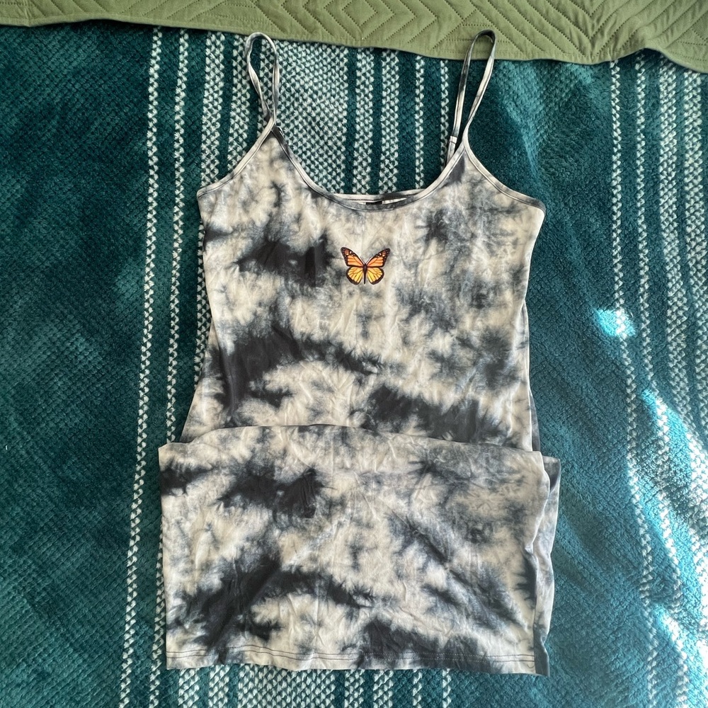 Shein butterfly body con dress